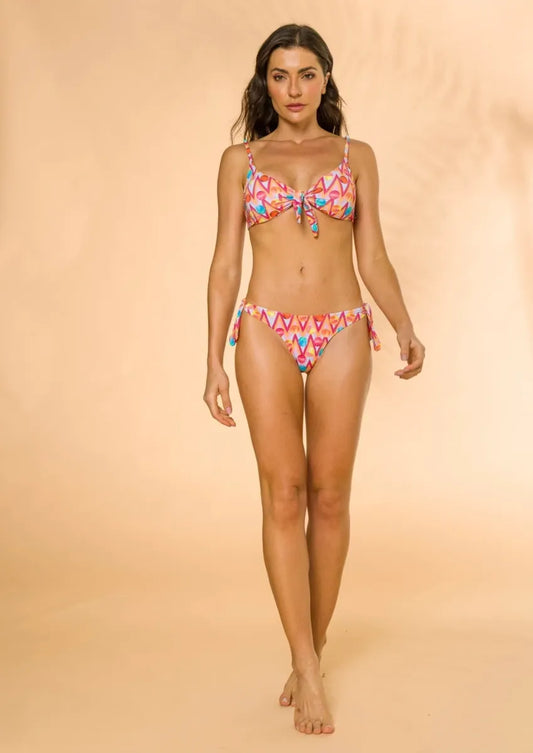 Capri Bikini Top – Front Tie Adjustable Straps