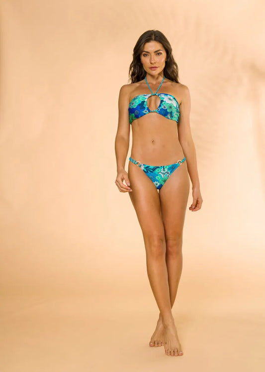 Tabhoo Bikini Top – Bandeau Front Opening & Cord Tie
