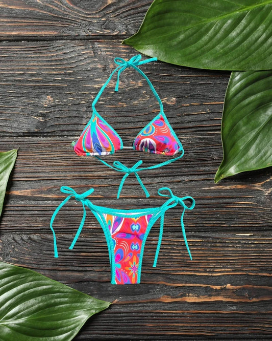 Timiama Bikini Bottom – Side Ties & Zig-Zag Detail